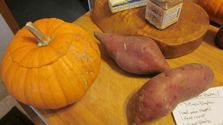 Jamaican jerk acorn squash and sweet potato