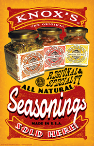 Seasonings. sold here, poster